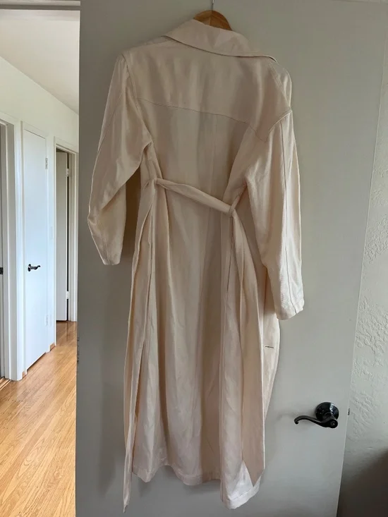 NWT Mara Hoffman Bernadetta Linen Tencel Coat in XXS - Picture 5 of 7